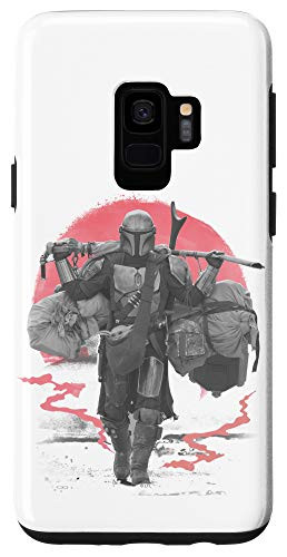 Galaxy S9 Star Wars  The Mandalorian Luggage Red Sun R5 Case
