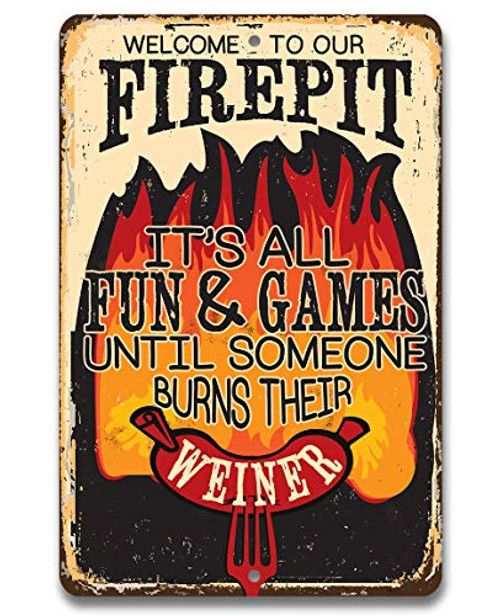 Metal Sign - It s All Fun and Games - Durable Metal Sign - 12 inch x 18 inch Use Indoor Outdoor - Funny Father s Day Gift and Decor for Patio Barbeque Restaurant and Grill Under 25 Metal Sign - It s All Fun and Games - Durable Metal Sign - 12 inch x 18 inch Use Indoor Outdoor - Funny Father s Day Gift and Decor for Patio Barbeque Restaurant and Grill Under 25