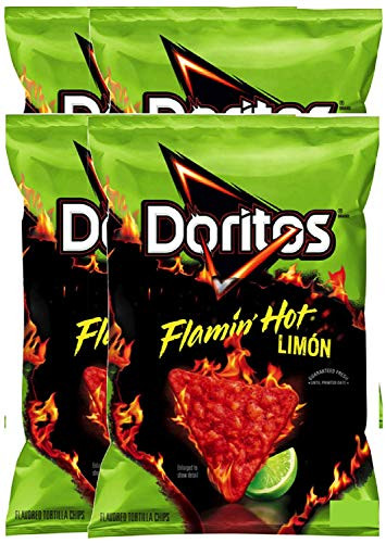 NEW Flamin Hot Flavored Favorite Duo Doritos  and  Lays Crossover for the Flamin Hot Challenge Net Wt 2.5 oz  Flaming Hot Limon  4