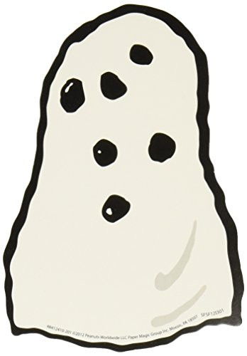 Eureka Peanuts Halloween Ghosts Paper 5" Tall Cut Out, Set of 36