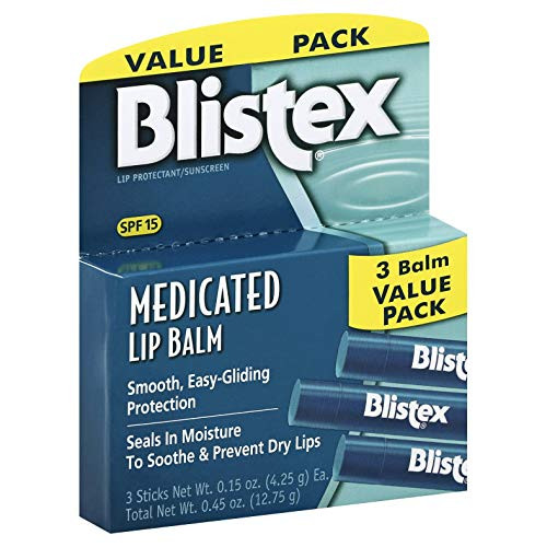 Blistex Medicated Lip Balm SPF 15 Sunscreen Pack of 12 Blistex Medicated Lip Balm SPF 15 Sunscreen Pack of 12
