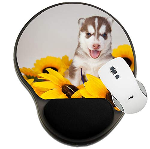 MSD Mousepad Wrist Rest Protected Mouse Pads  Mat with Wrist Support  Image ID  16971631 Little Puppy of Siberian Husky