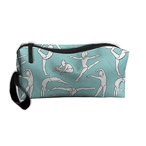Styleforyou Travel Makeup Gymnastics Gymnasts Cosmetic Pouch Makeup Travel Bag Purse for Women Or Girls
