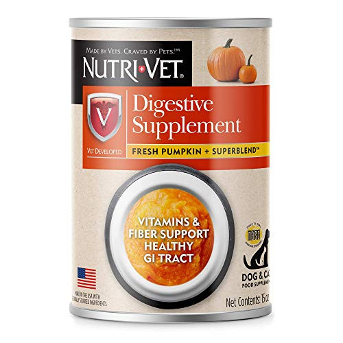 Nutri-Vet Digestive Support Pumpkin Supplements for Dogs 15 oz. Nutri-Vet Digestive Support Pumpkin Supplements for Dogs 15 oz.
