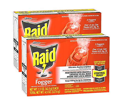 Raid Concentrated Deep Reach Fogger  1.5 OZ  3 CT  Pack - 2