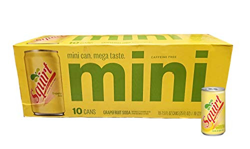 Squirt Original Grapefruit Soda Mini-Cans Soft Drink - 10 Pk  7.5 oz