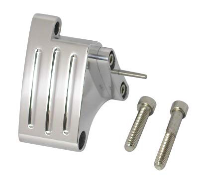 Pirate Mfg Ball Milled Polished Aluminum Timing Tab for Chevy SB 283-350 Small Block SBC