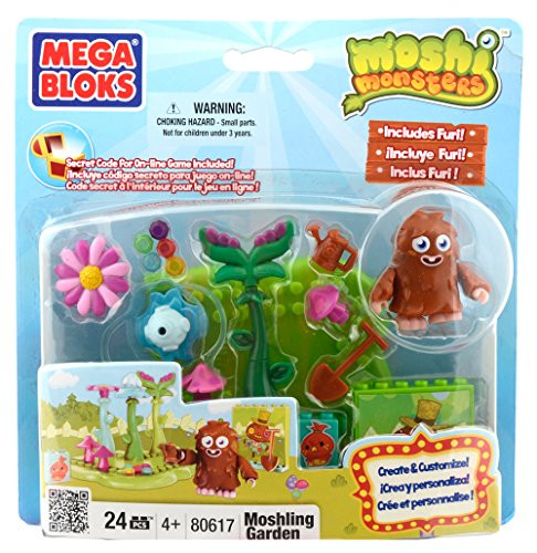 Mega Bloks Moshi Monsters Moshling Garden Set 80617