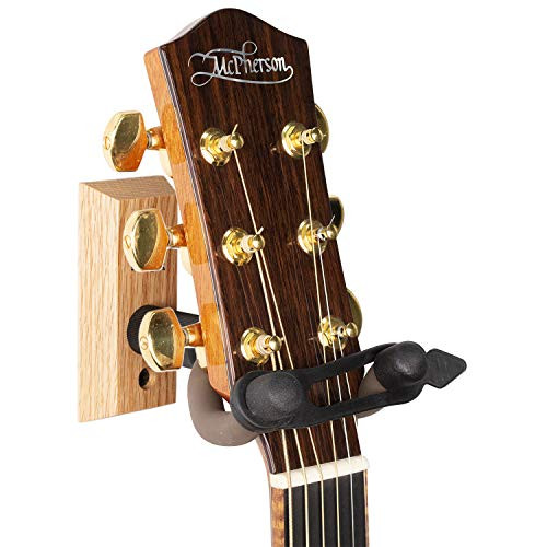 String Swing Guitar Wall Mount Hanger with Keeper Strap- Electric Acoustic and Bass Guitars CC01K-O