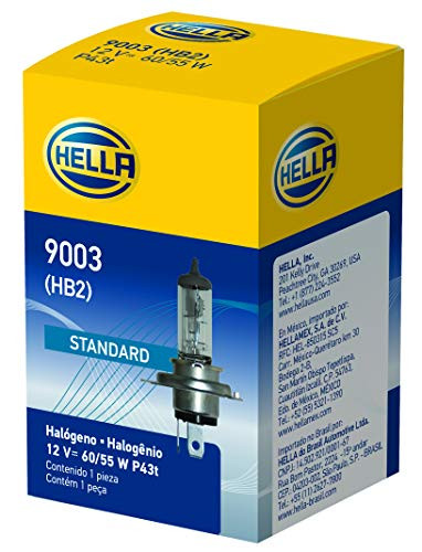 HELLA 9003 Standard Halogen Bulb, 12 V, 60/55W