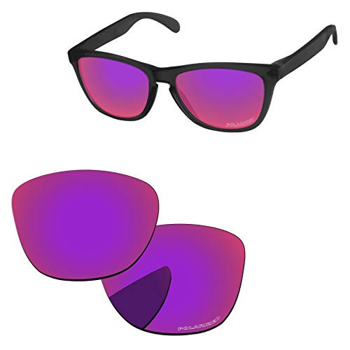 PapaViva Lenses Replacement for Oakley Frogskins Midnight Sun - Polarized