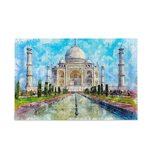 Taj-Mahal Puzzle 500 Pieces Jigsaw Puzzles for Kids Adults Taj-Mahal Jigsaw Puzzle