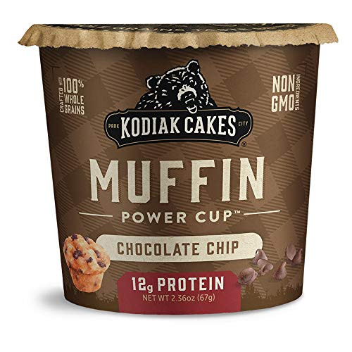 Kodiak Cakes Minute Muffins Chocolate Chip 2.36 Ounce Pack of 12 Kodiak Cakes Minute Muffins Chocolate Chip 2.36 Ounce Pack of 12