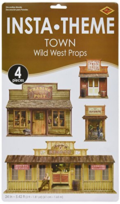Wild West Town Props Party Accessory (1 count) (4/Pkg) Wild West Town Props Party Accessory (1 count) (4/Pkg)
