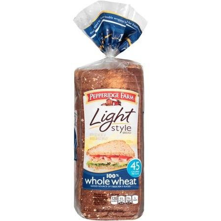 Pepperidge Farm Light Whole Wheat Bread 16 oz  Pack of 2