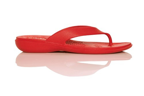 Okabashi Women s Maui Flip Flops Sandals  6.5-7.5  Pomegranate