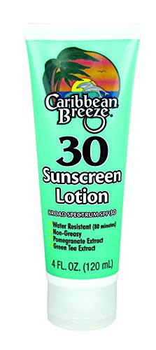 Caribbean Breeze SPF 30 Sunscreen Lotion  4 oz  120 ml