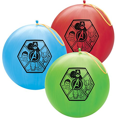 Qualatex 14" Round Latex Punch Ball Balloon Officially Licensed Marvel Avengers