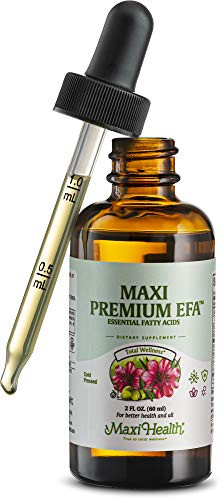 Maxi-Health Premium EFA - Essential Fatty Acids - Alcohol Free - 2 Fluid Ounce Bottle - Kosher