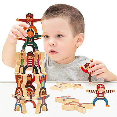 juman Children Building Blocks Toy  Interactive Educational Blocks Toy  DIY Stacking Kids Educational Toys for Boys Girls