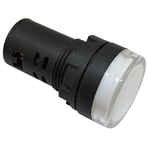 SUNS IL6E-24E-W-Q LED 22mm White Indicator Pilot Light 24V