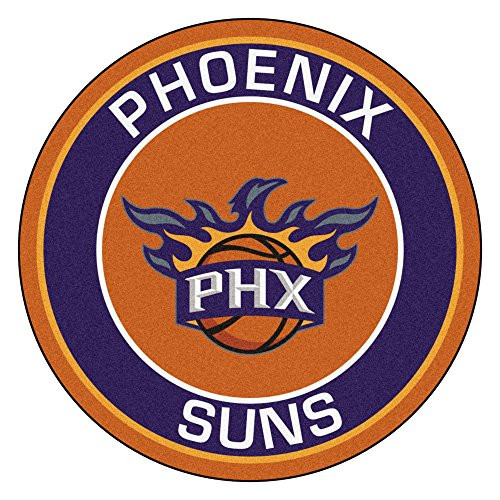FANMATS 18849 NBA Phoenix Suns Roundel Mat  Team Color  27 inch Diameter