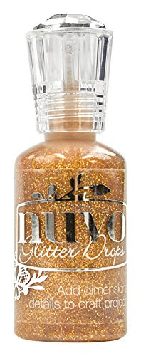 TONIC STUDIOS Nuvo Glitter Drops 1.1Oz-Golden Sunset, Golden Sunset