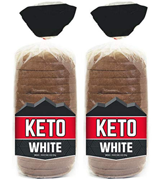 Keto Bread Zero Net Carb Low Carb Food - Keto-Friendly 4g Protein per Slice - Great for Your Keto Diet - 2 Bread Loaves Included  2