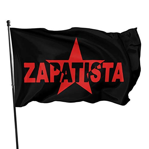 Zapatista Flag 3x5 Feet Strong Durable  High-End National Flag Without Flagpole  Outdoor Decoration