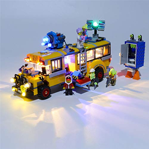 Light Set for Lego 70423 Building Blocks Model - Led Light kit Compatible with Hidden Side Paranormal Intercept Bus 3000  LED Included Only  NOT Included The Model