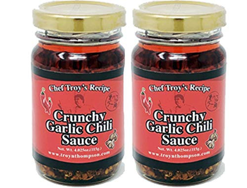 Mishima Crunchy Garlic Chili Sauce   Japanese Style Condiment Taberu Rayu   4 Oz 115g   Pack of 2