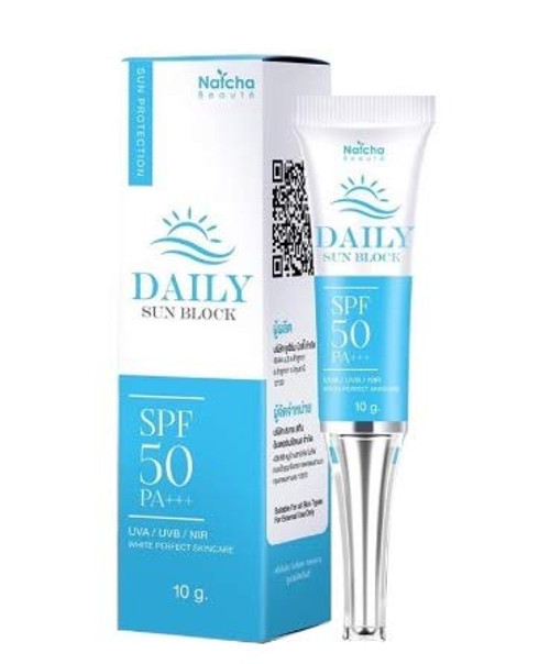 Daily sun Block spf50 PA plus plus plus 10ml x 1 pc. Daily sun Block spf50 PA plus plus plus 10ml x 1 pc.