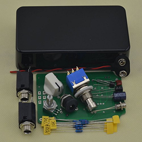 Make Your Booster Pedal All kits Effects Pedals Clean True Bypass Stomp Box Kit Black