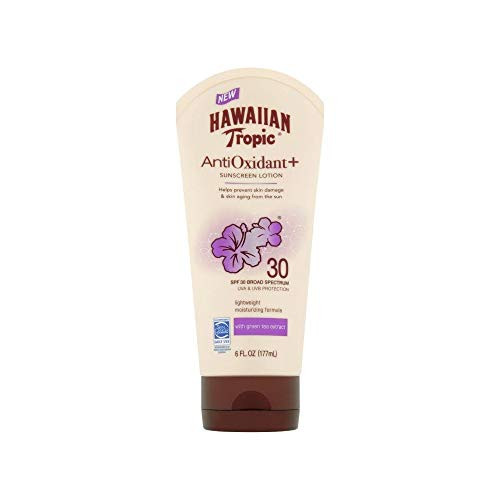 Hawaiian Tropic AntiOxidant Sunscreen Lotion  SPF 30  6 fl oz  177 ml  each  Pack of 2