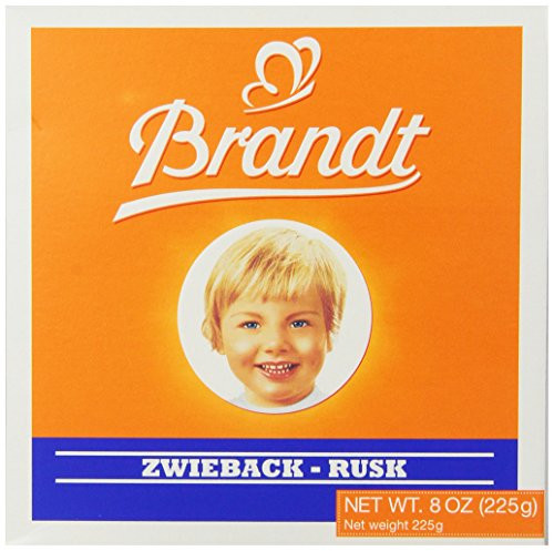 Brandt Zwieback  8-Ounce Box  Pack of 10