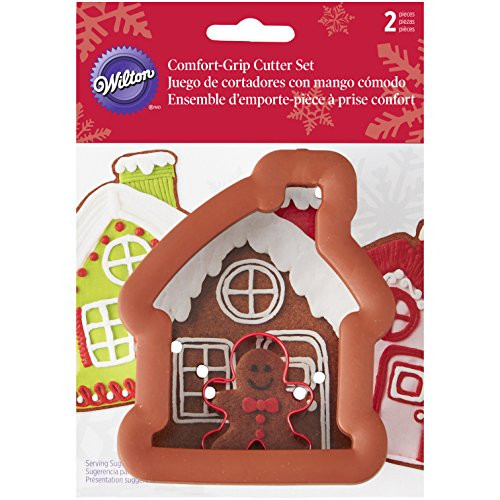 Wilton Gingerbread House & Boy Cookie Cutter Set Wilton Gingerbread House & Boy Cookie Cutter Set
