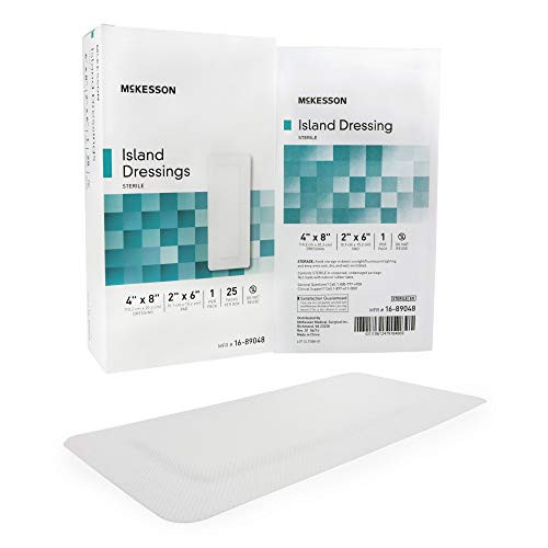 McKesson Sterile Adhesive Dressing Rectangle 2 X 6 inch Pad 16-89048 25 per Box