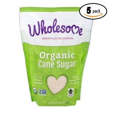 Wholesome Sweeteners Organic Cane Sugar  32.0 OZ  Pack Of 5
