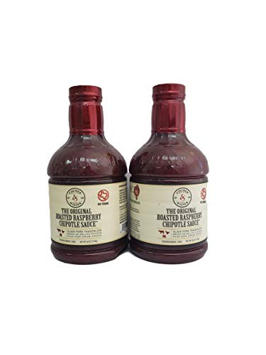 Fischer  and  Wieser Razzpotle Roasted Raspberry Chipotle Sauce  TWO 40-Ounce Bottles