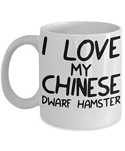 I Love My Chinese Dwarf Hamster Mug - White 11oz Ceramic Tea Coffee Cup - Perfect For Travel And Gifts
