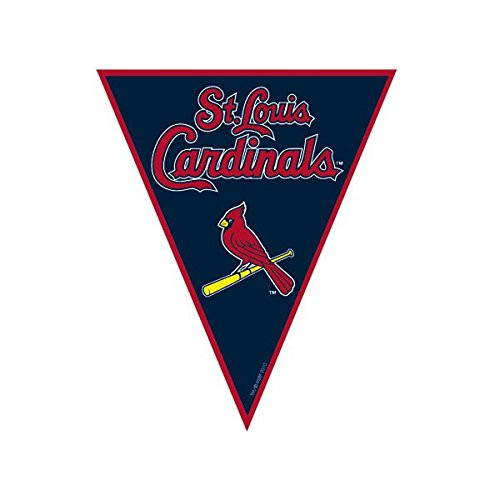 Major League Baseball Licensed St. Louis Cardinals Pennant Banner Party Decoration, Plastic , 12'