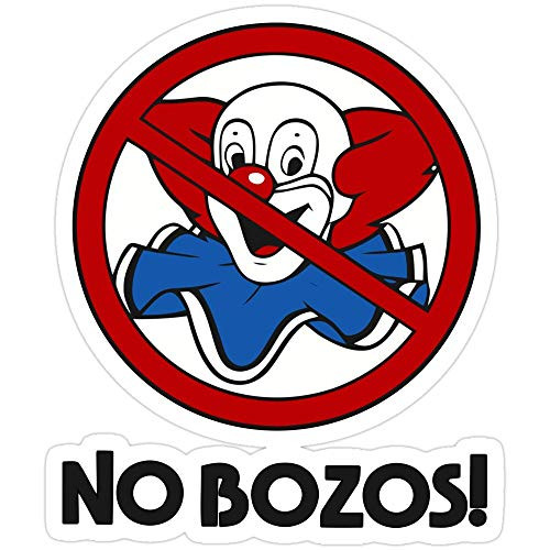 MrMint NO BOZOS Stickers  3 Pcs Pack  5945764536490