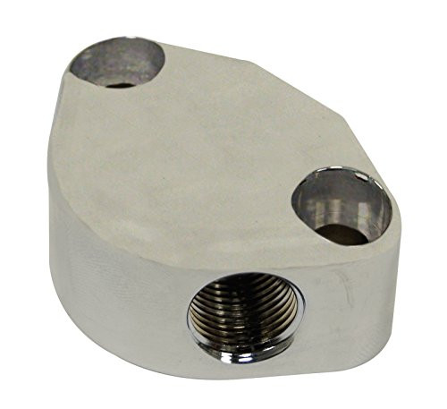 Fuel Pump Block Off With Vent  Polished  Compatible with Dune Buggy
