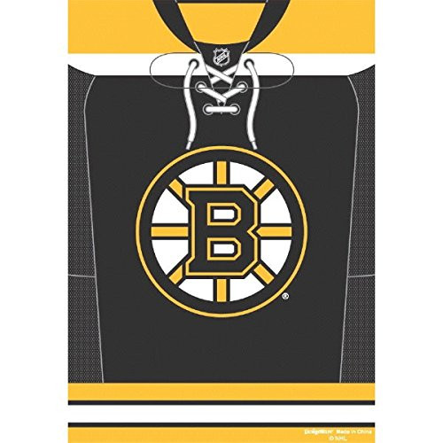 Amscan NHL Boston Bruins Loot Bag | Children's Party Favor (8 Bags)