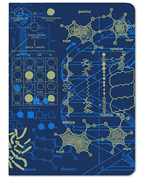 Cognitive Surplus Cellular Biology Softcover Notebook.  Dot Grid  100 percent Recycled
