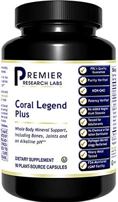 Premier Research Coral Legend Plus 90 Plant-Source Capsules Whole Body Mineral Support Including Bones Joints and an Alkaline pH Premier Research Coral Legend Plus 90 Plant-Source Capsules Whole Body Mineral Support Including Bones Joints and an Alkaline pH