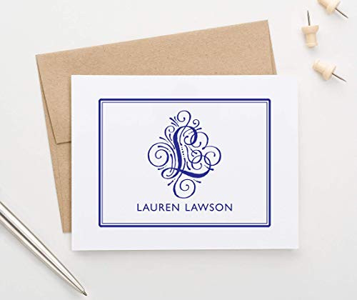 Monogram Stationary Set  Personalized Stationary Set  Personalized Monogram Stationery Set  Monogrammed Stationary Set  Your Choice of Colors and Quantity