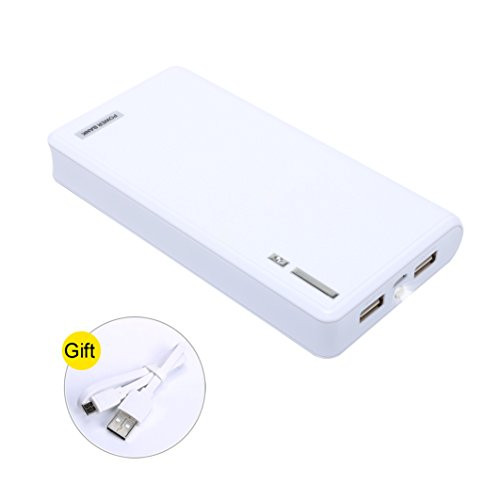 20000mAh Portable Charger Power Bank Ultra High Capacity - Phone Battery Packs Fast Charging for iPhone, iPad & Samsung Galaxy & More (White) 20000mAh Portable Charger Power Bank Ultra High Capacity - Phone Battery Packs Fast Charging for iPhone, iPad & Samsung Galaxy & More (White)