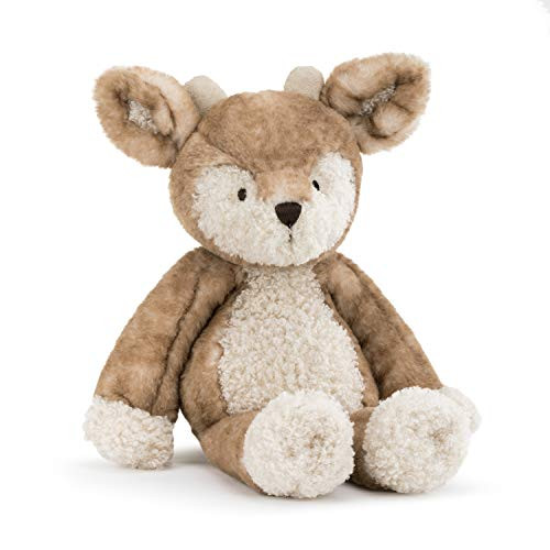 DEMDACO Woodland Fawn Soft Brown 13.5 inch Plush Polyester Fabric Stuffed Animal Toy
