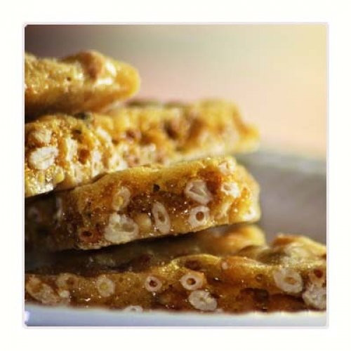 Pinon Green Chile Brittle 4 oz bag made with Pine Nuts and Hatch New Mexico Green Chile Pinon Green Chile Brittle 4 oz bag made with Pine Nuts and Hatch New Mexico Green Chile